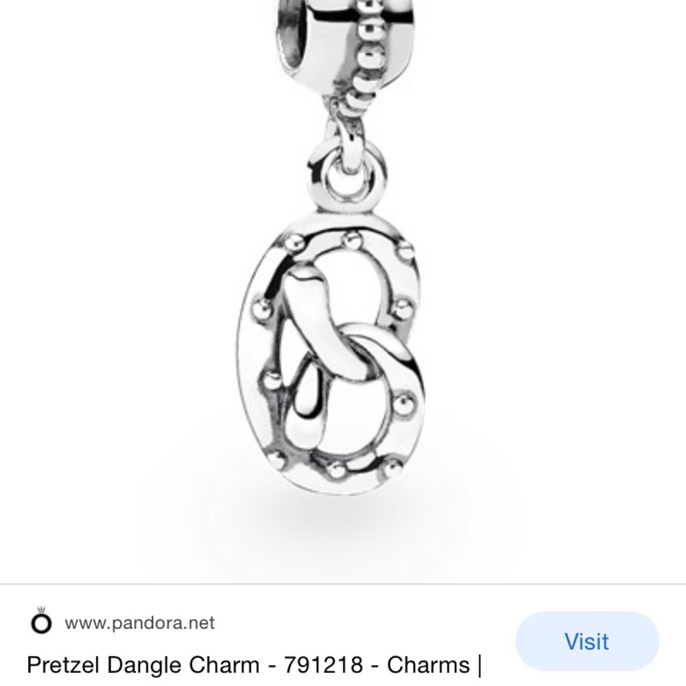 Pandora Pretzel Charm